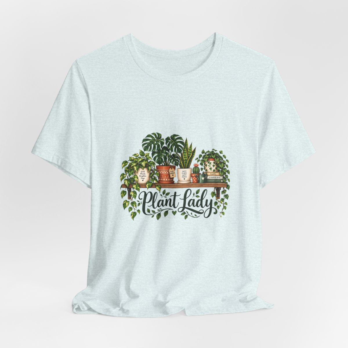 Plant Lady tee | Potted Houseplants illustration