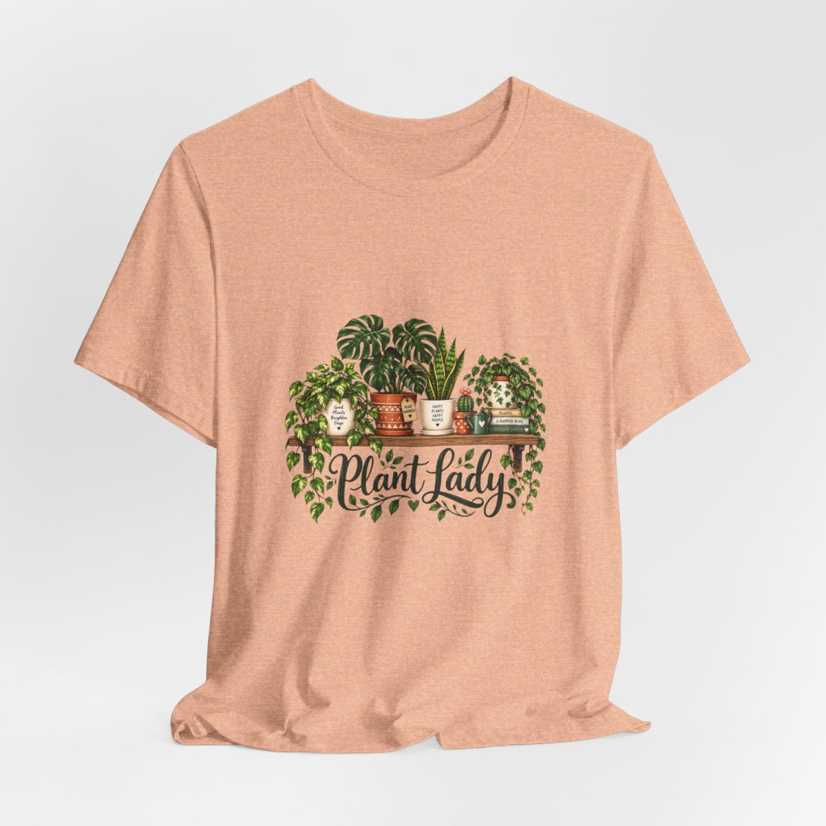 Plant Lady tee | Potted Houseplants illustration