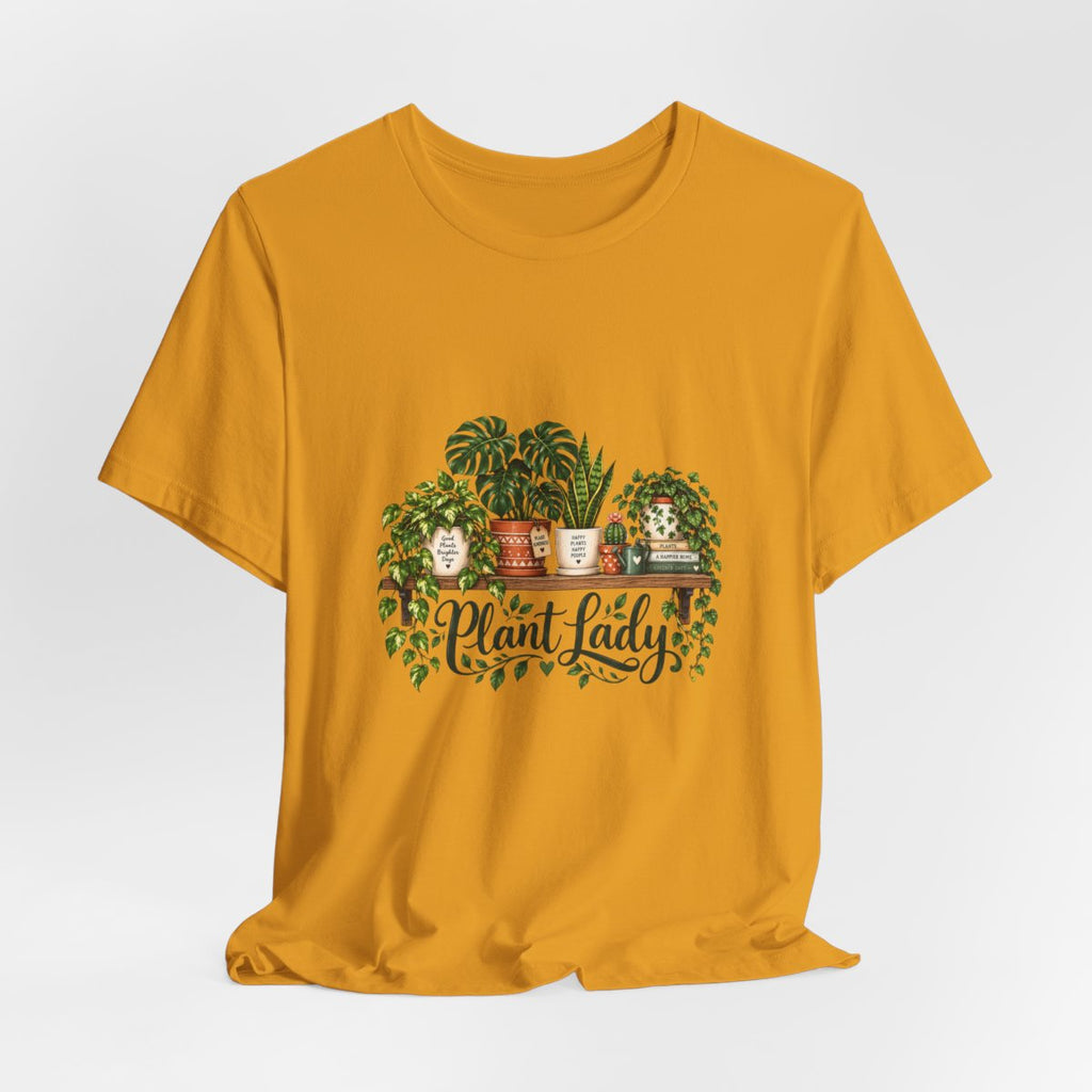 Plant Lady tee | Potted Houseplants illustration