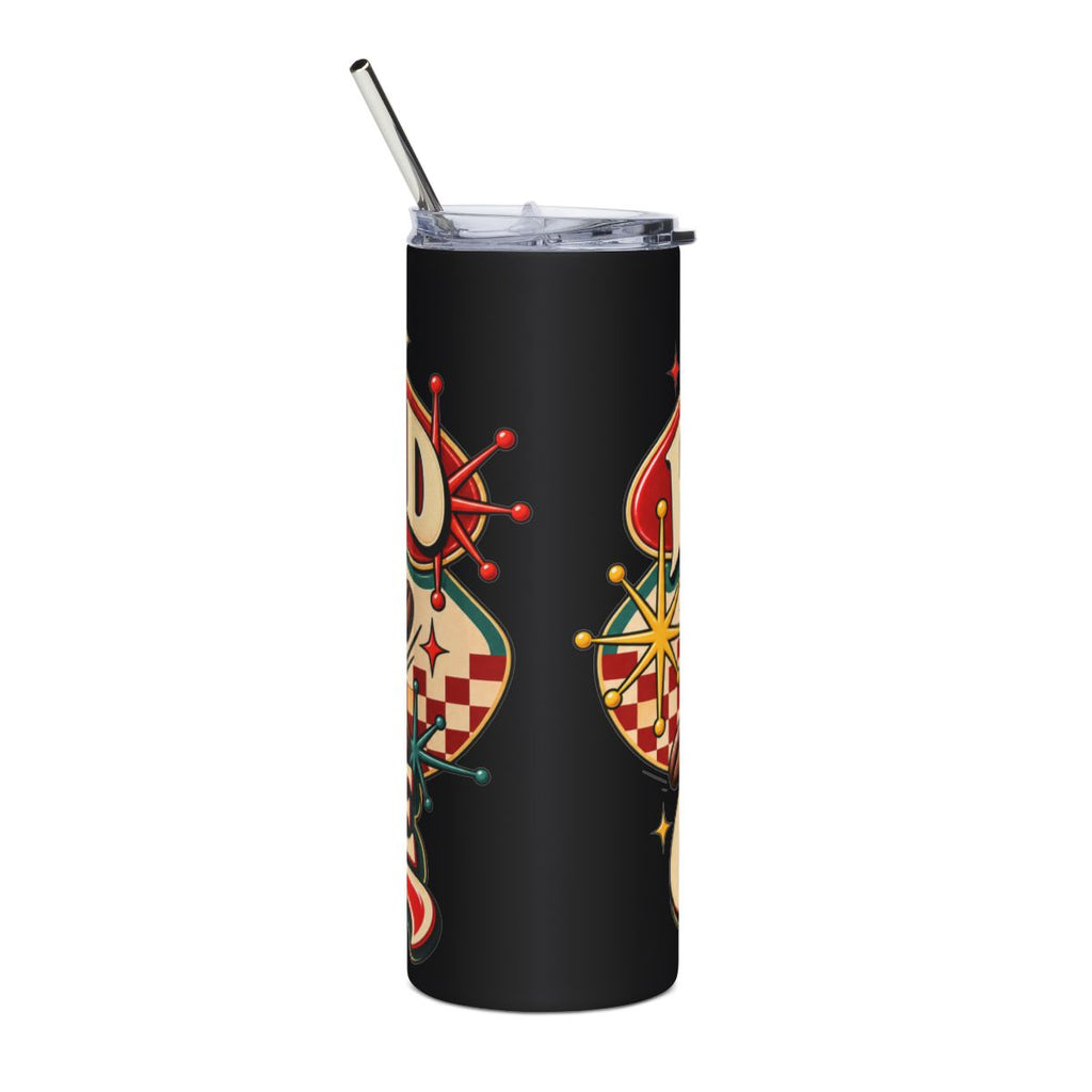 Powered by Coffee Tumbler | 20oz Stainless Steel Coffee Travel Cup