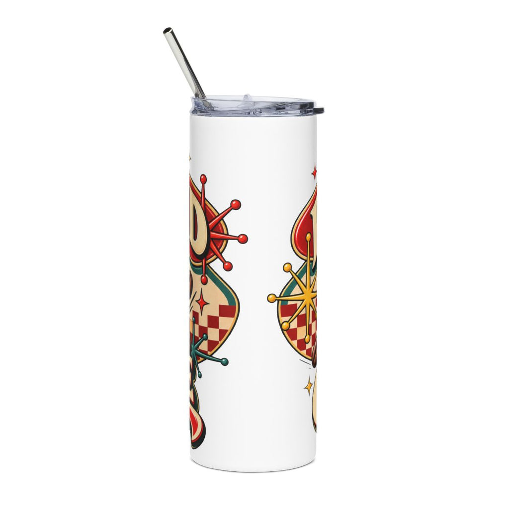Powered by Coffee Tumbler | 20oz Stainless Steel Coffee Travel Cup