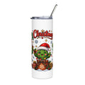 Prickly Christmas Cactus Tumbler | 20oz Stainless Steel Holiday Drinkware