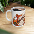 Pumpkin Spice Ghost Mug | Ceramic Coffee Mug
