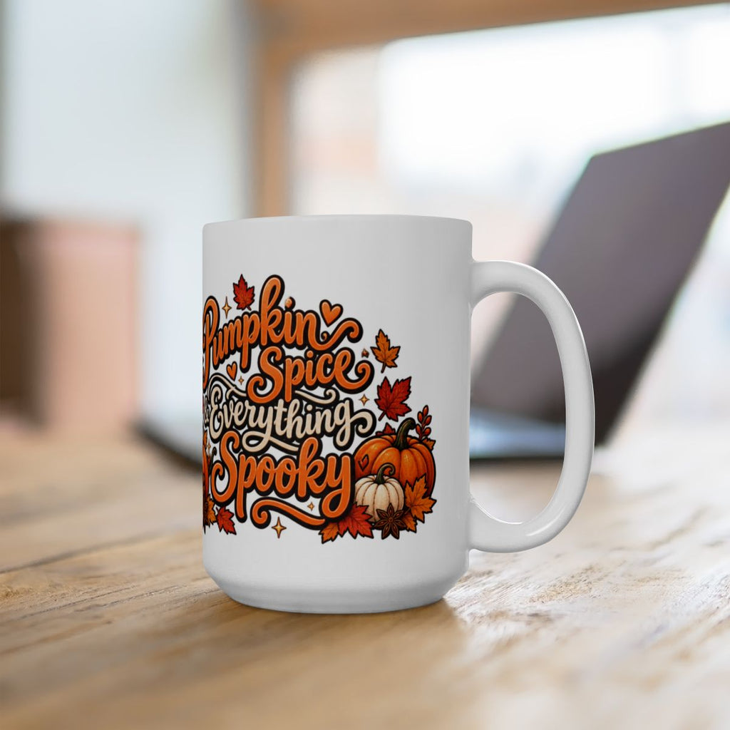 Pumpkin Spice Ghost Mug | Ceramic Coffee Mug