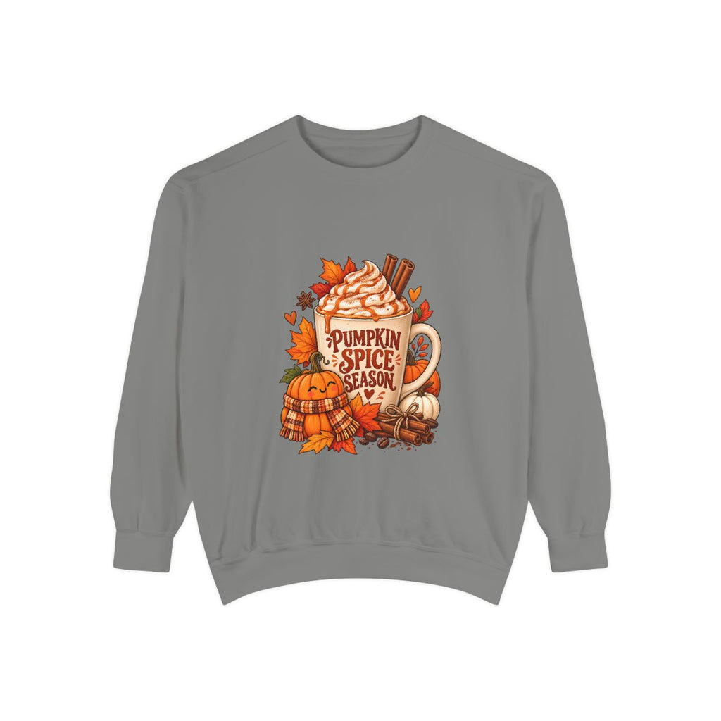 Pumpkin Spice Season Sweatshirt | Fall Pumpkin Spice Coffee Autumn Leaves
