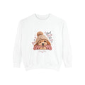 Puppy in Knit Hat sweatshirt | "Good Things Take Time" cozy dog illustration