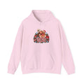 Santa Bear Christmas Wreath Hoodie | Holiday Cute Cozy Illustration
