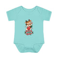 Santa's Little Helper Infant Bodysuit | Christmas Reindeer Baby Romper