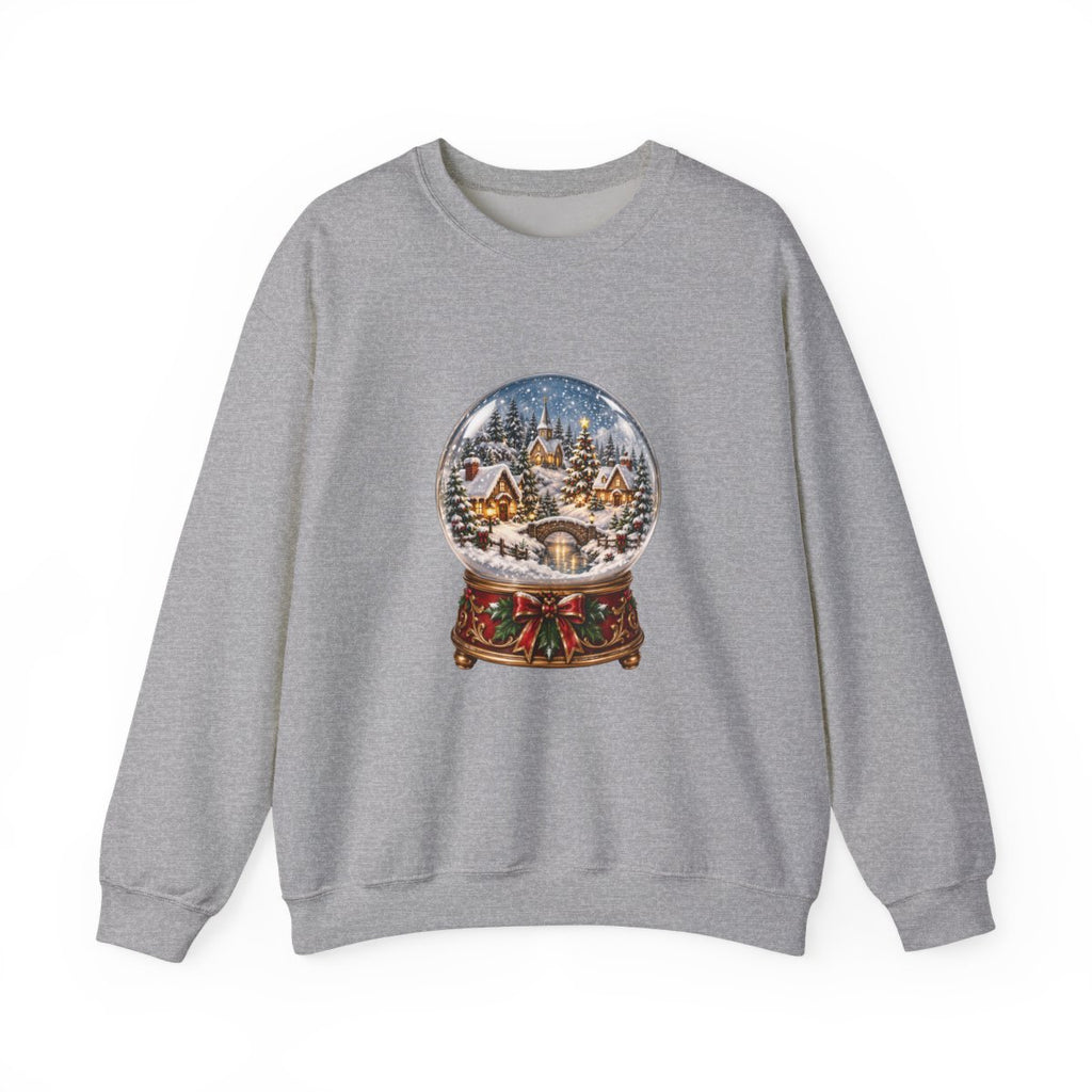 Snow Globe Winter Village Sweatshirt | Christmas Snow Globe Crewneck