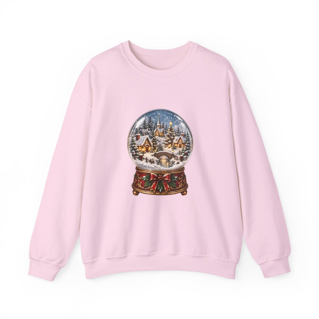 Snow Globe Winter Village Sweatshirt | Christmas Snow Globe Crewneck