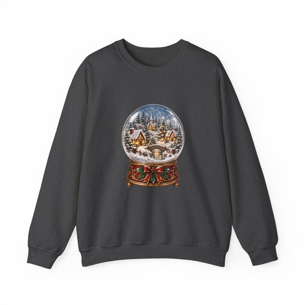 Snow Globe Winter Village Sweatshirt | Christmas Snow Globe Crewneck
