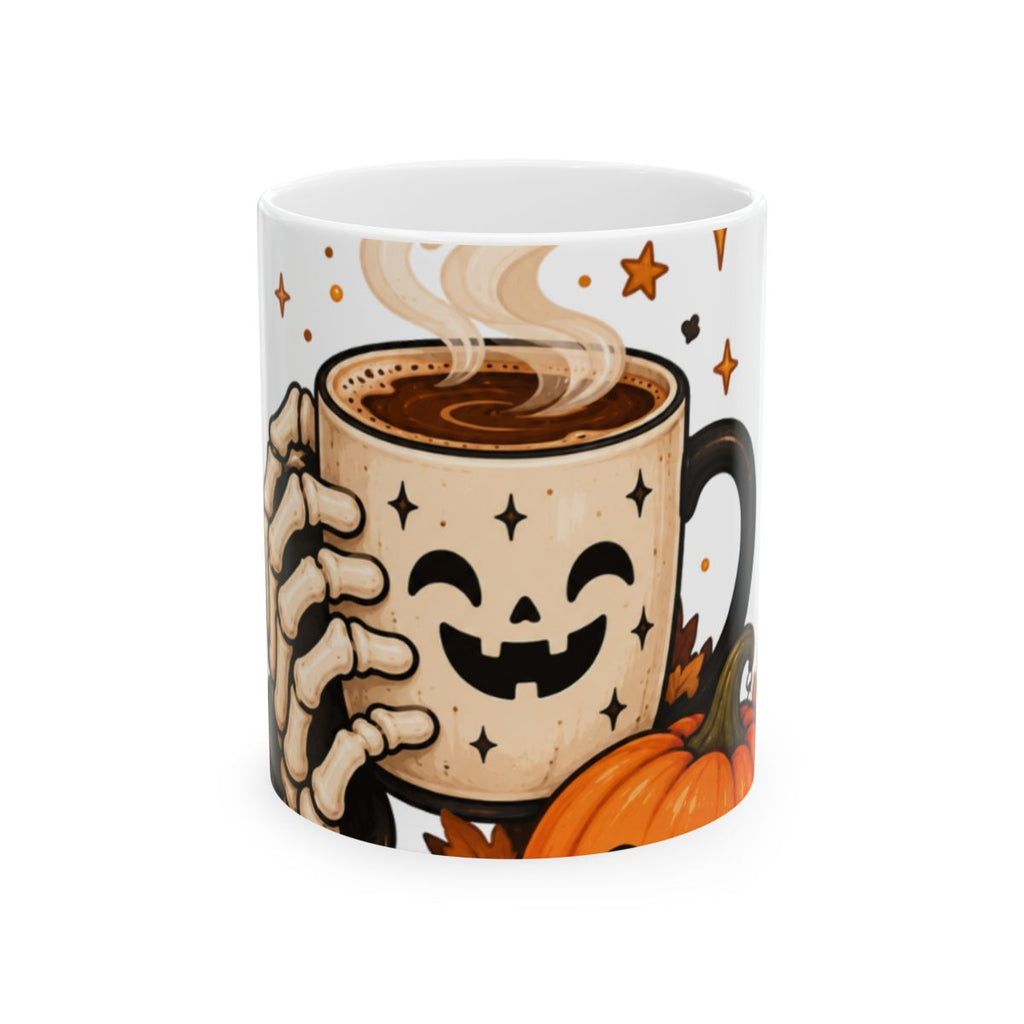 Spooky Pumpkin Coffee Mug | Halloween Ceramic Mug