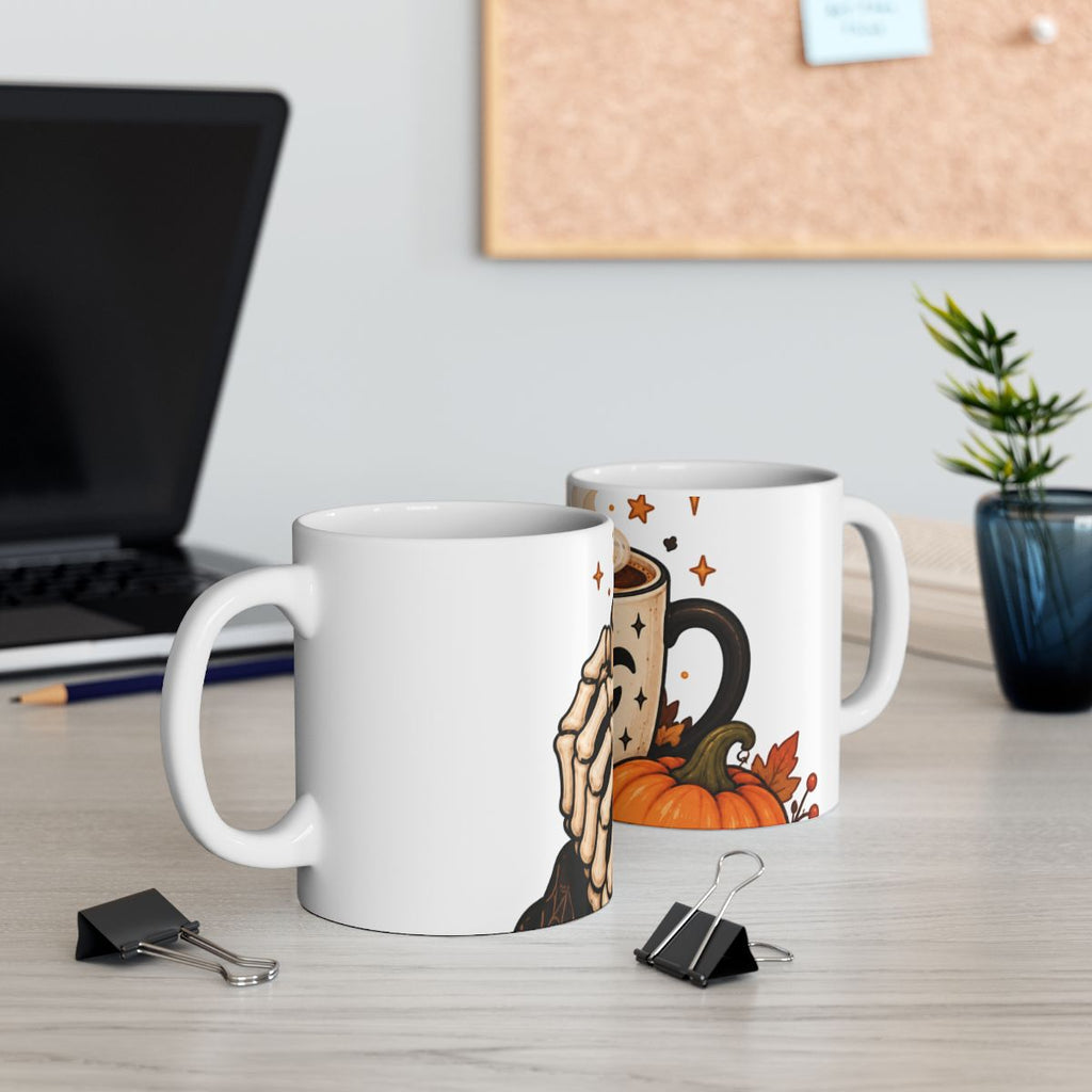 Spooky Pumpkin Coffee Mug | Halloween Ceramic Mug