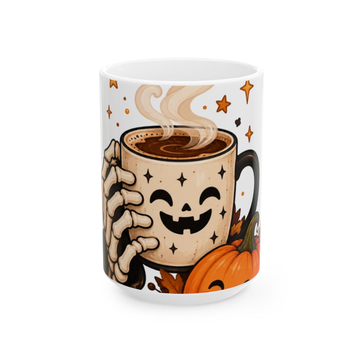 Spooky Pumpkin Coffee Mug | Halloween Ceramic Mug