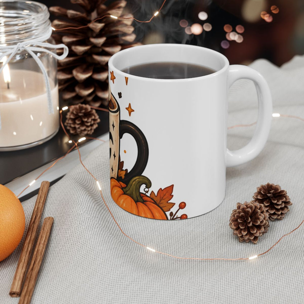 Spooky Pumpkin Coffee Mug | Halloween Ceramic Mug