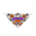 Spooky Pup Pet Bandana | Halloween Ghosts Pumpkins Bones