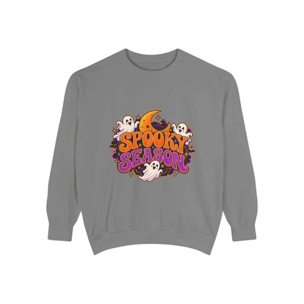 Spooky Season Sweatshirt | Halloween Ghost Moon Design