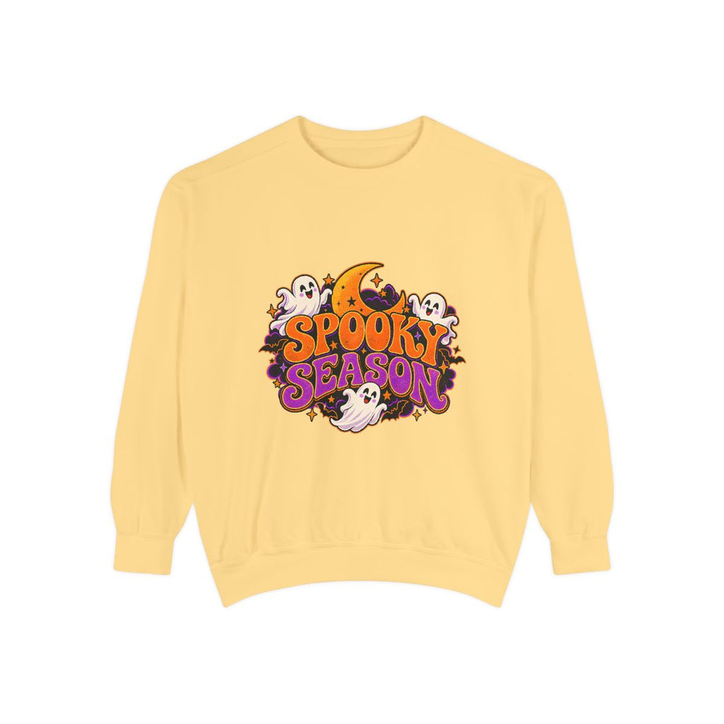 Spooky Season Sweatshirt | Halloween Ghost Moon Design