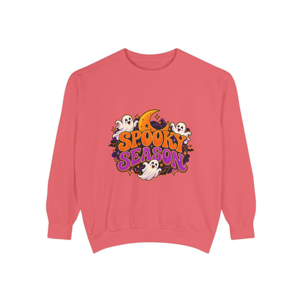 Spooky Season Sweatshirt | Halloween Ghost Moon Design