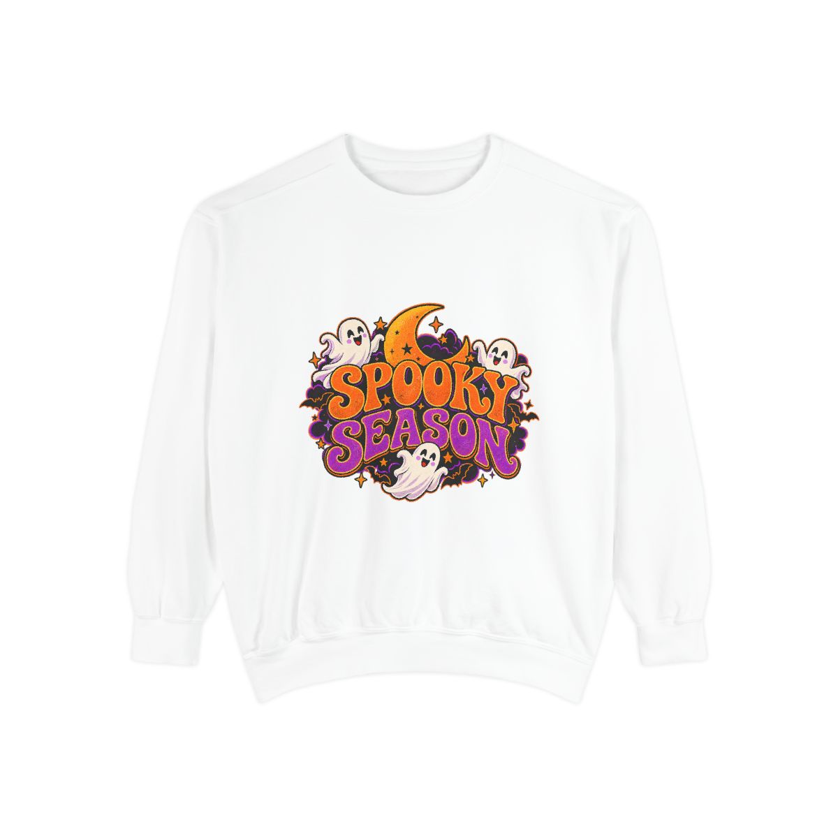Spooky Season Sweatshirt | Halloween Ghost Moon Design