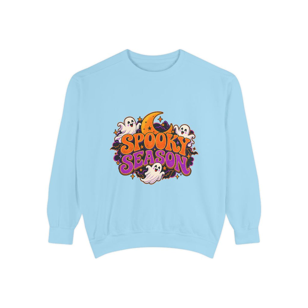 Spooky Season Sweatshirt | Halloween Ghost Moon Design