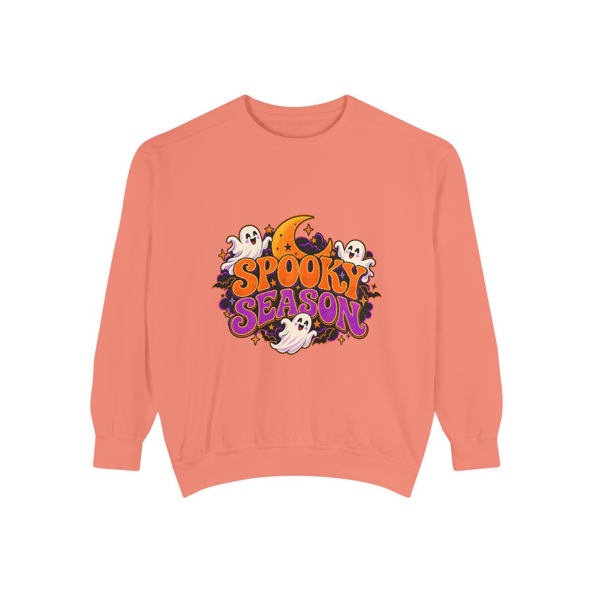 Spooky Season Sweatshirt | Halloween Ghost Moon Design
