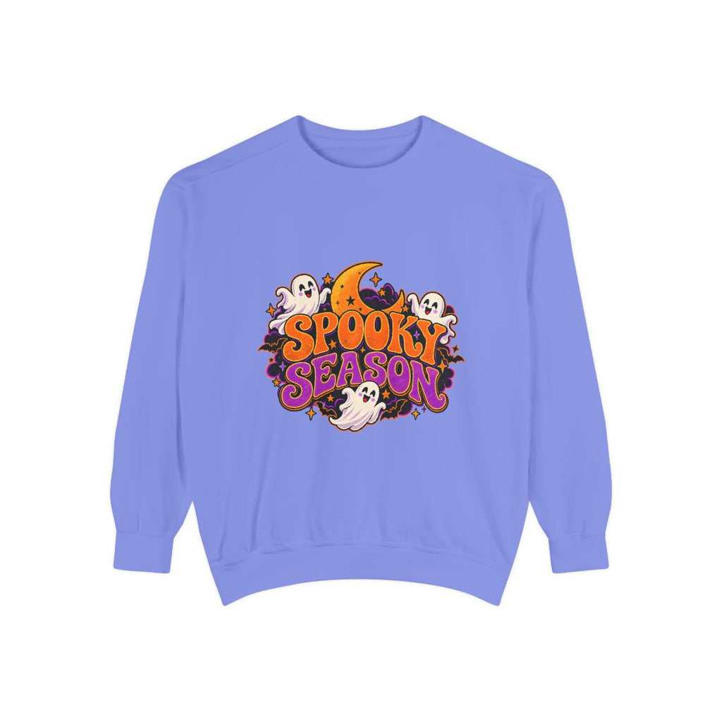 Spooky Season Sweatshirt | Halloween Ghost Moon Design