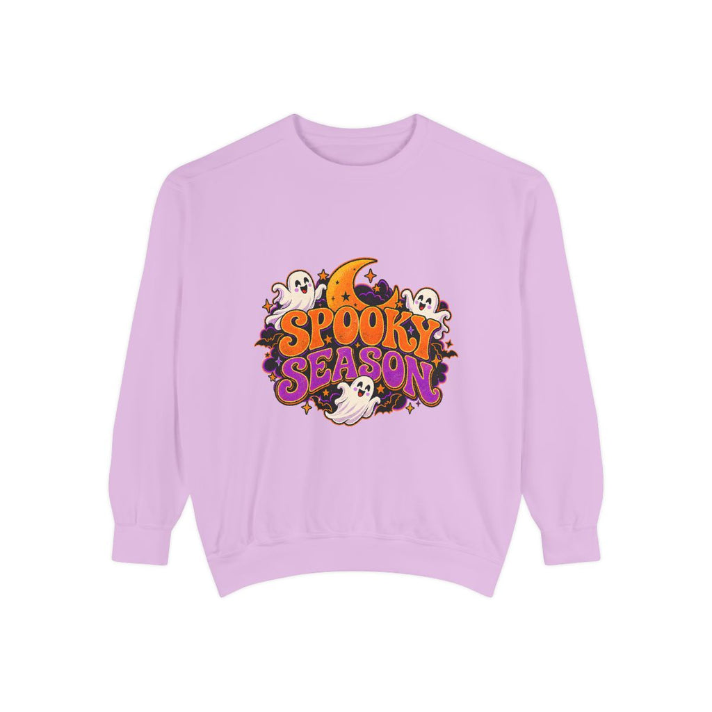 Spooky Season Sweatshirt | Halloween Ghost Moon Design