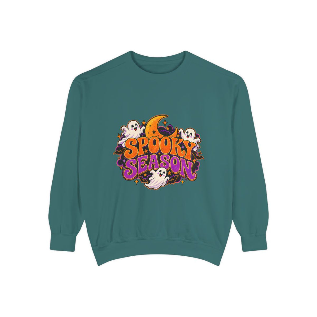 Spooky Season Sweatshirt | Halloween Ghost Moon Design