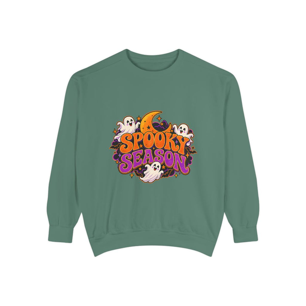Spooky Season Sweatshirt | Halloween Ghost Moon Design