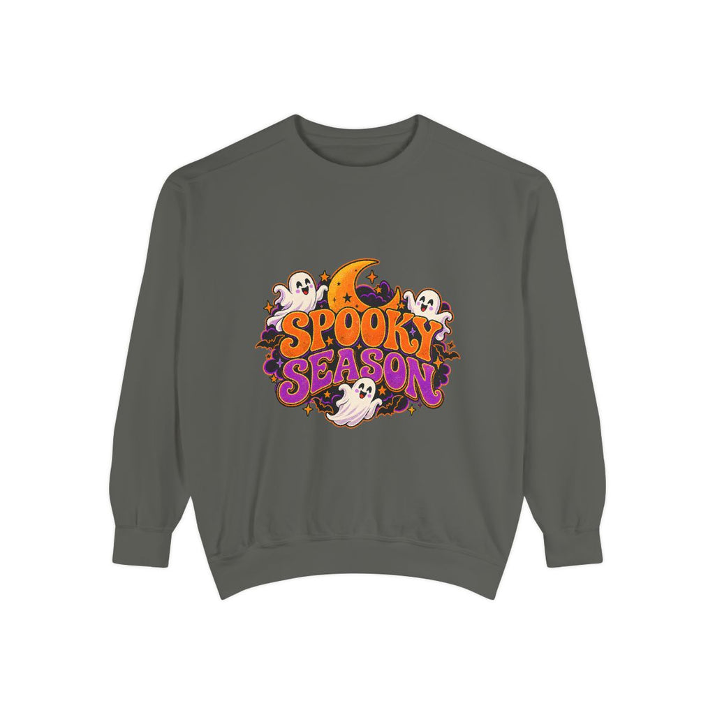 Spooky Season Sweatshirt | Halloween Ghost Moon Design