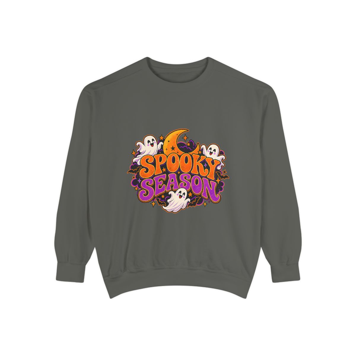 Spooky Season Sweatshirt | Halloween Ghost Moon Design