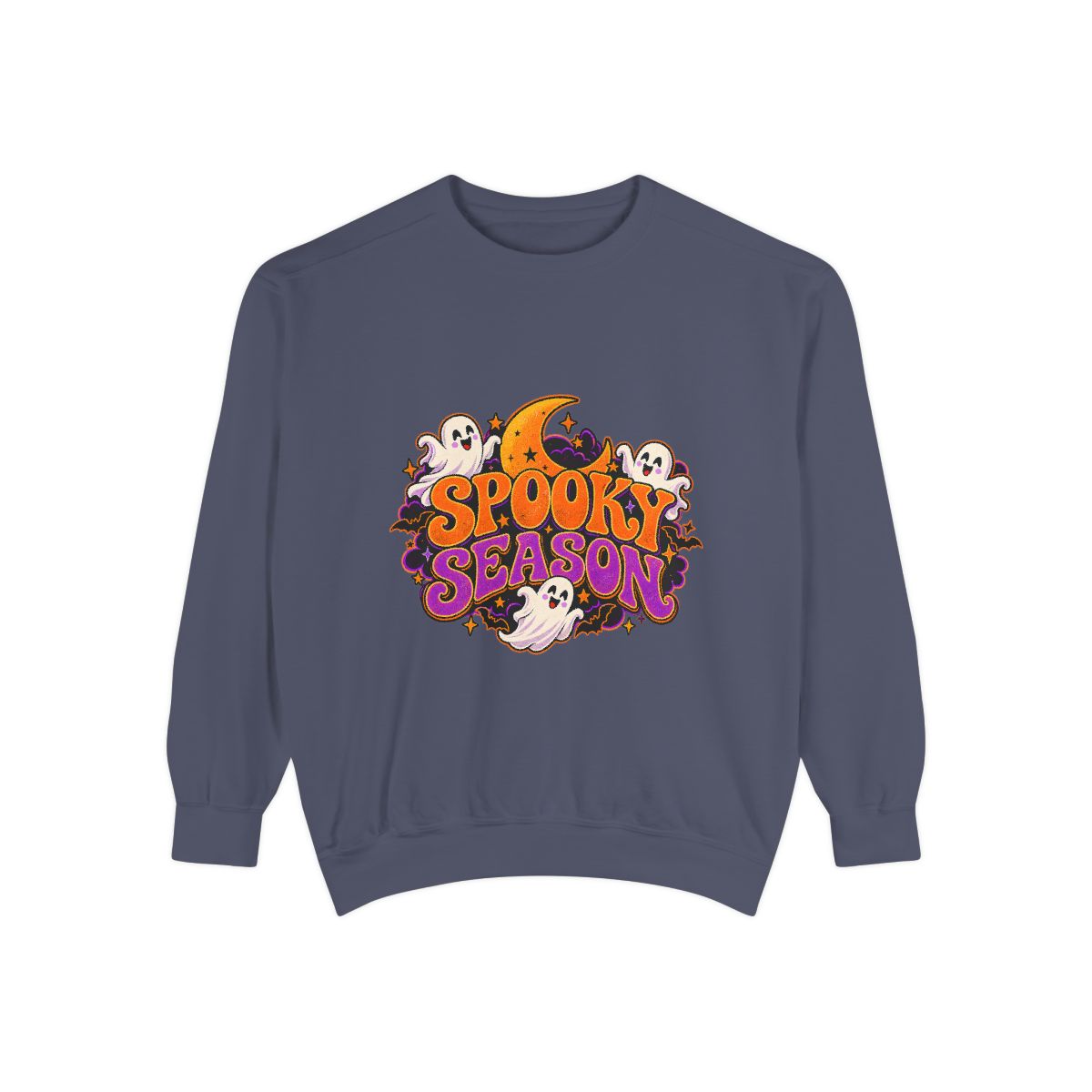 Spooky Season Sweatshirt | Halloween Ghost Moon Design