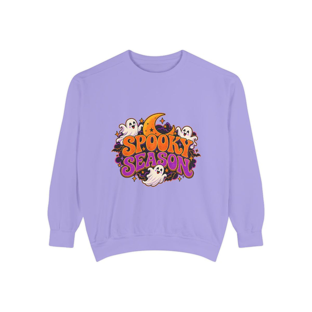 Spooky Season Sweatshirt | Halloween Ghost Moon Design