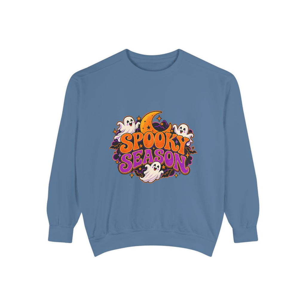 Spooky Season Sweatshirt | Halloween Ghost Moon Design