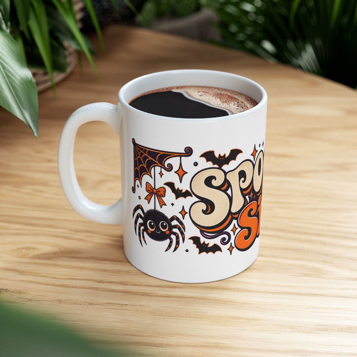 Spooky Sips Halloween Mug | Ceramic Coffee Cup