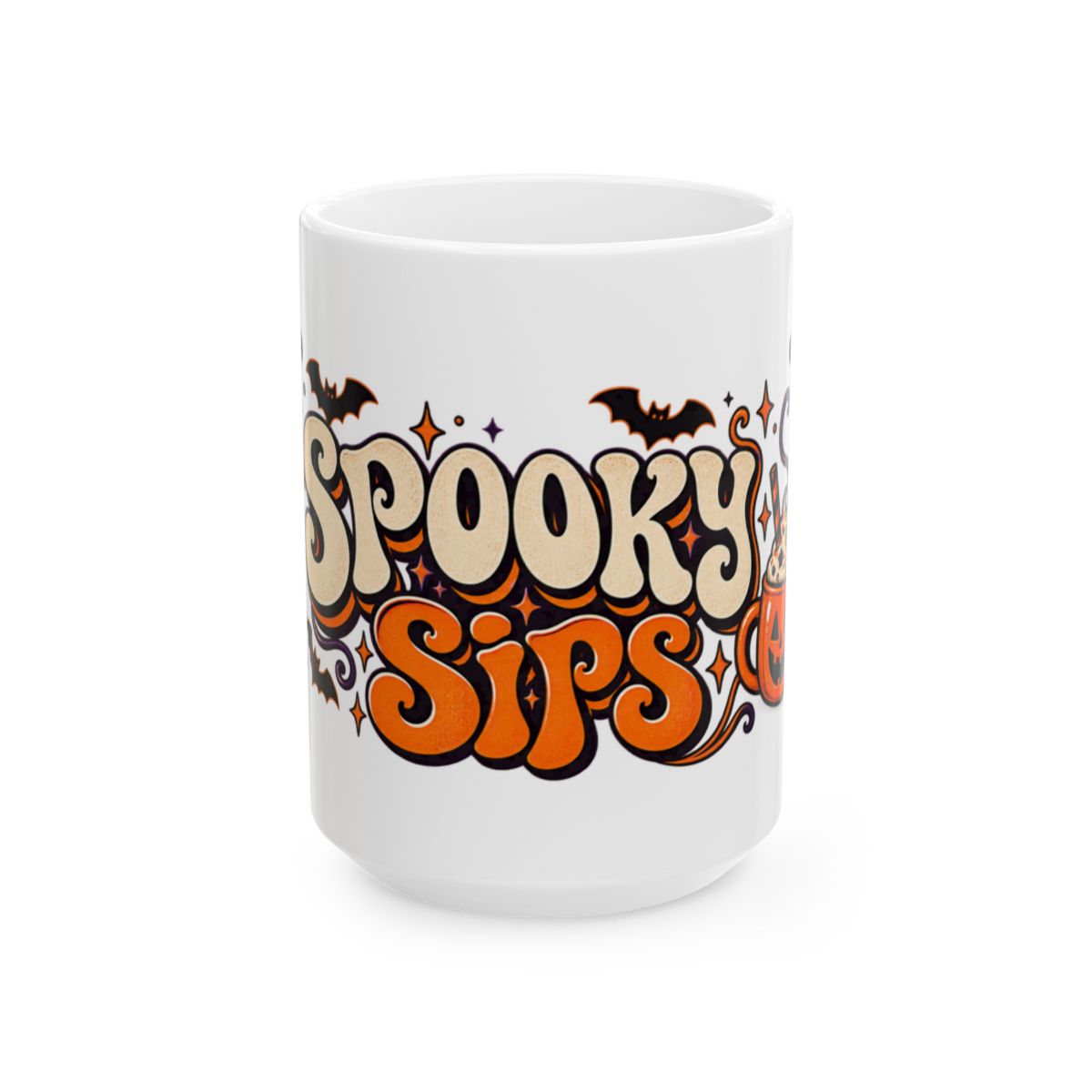 Spooky Sips Halloween Mug | Ceramic Coffee Cup