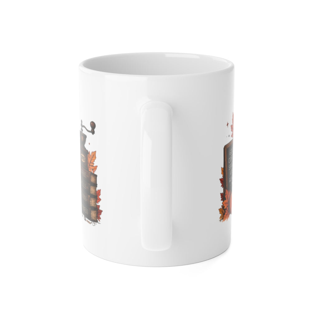 Spooky Sips skeleton coffee mug | Halloween ceramic mug