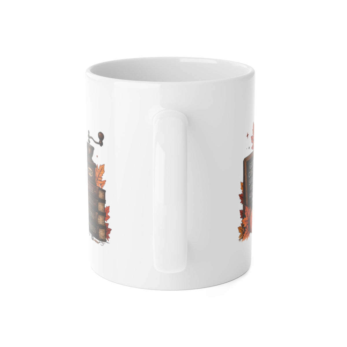 Spooky Sips skeleton coffee mug | Halloween ceramic mug