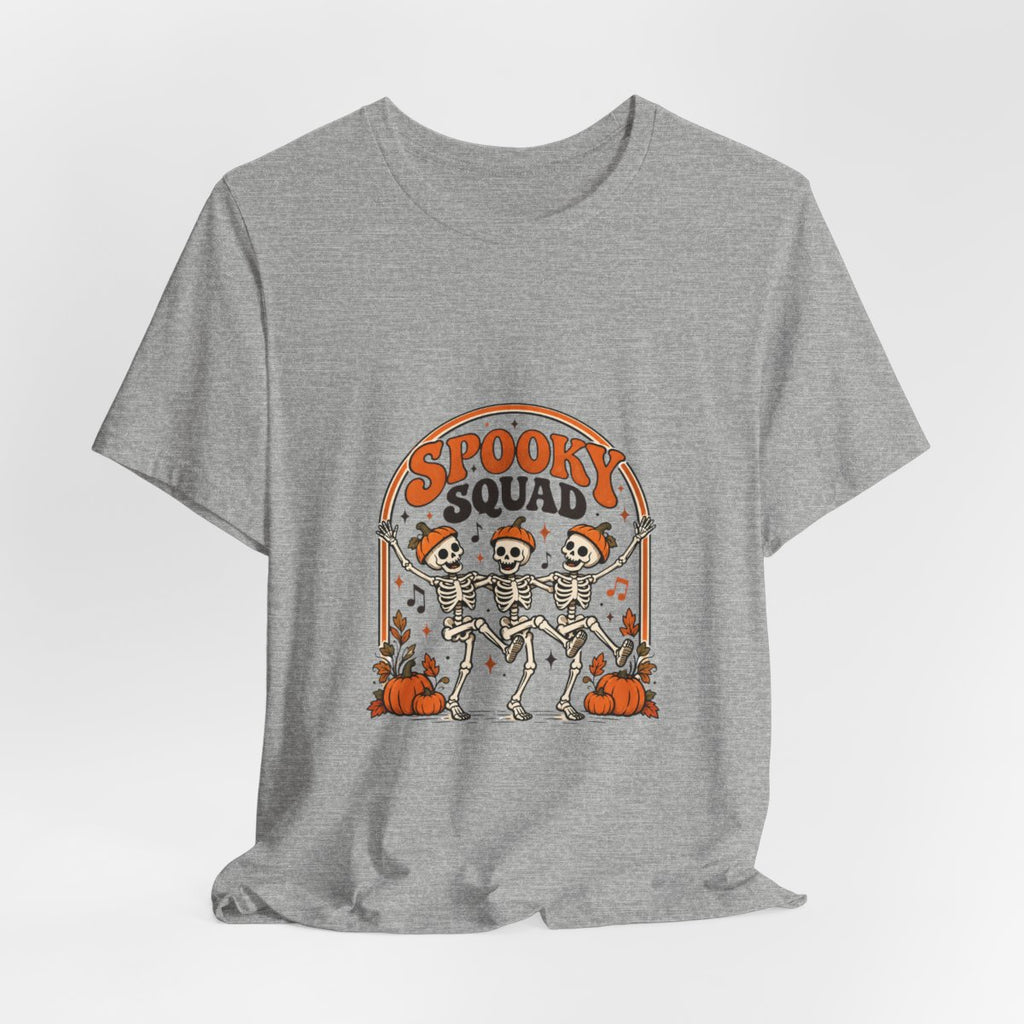 Spooky Squad Skeletons Tee | Halloween Skeleton Dance Pumpkin Shirt