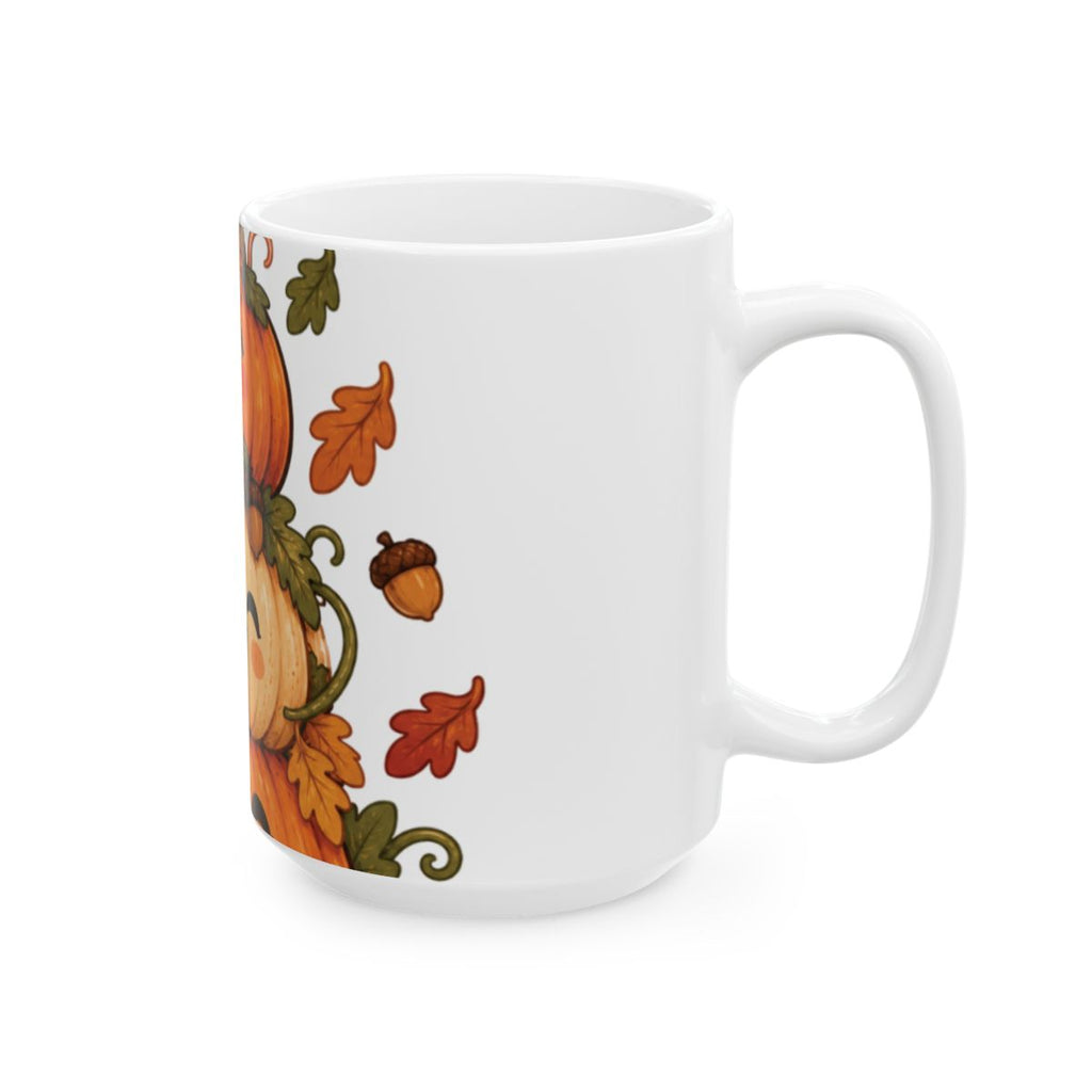 Stacked Smiling Pumpkins mug | Ceramic Mug