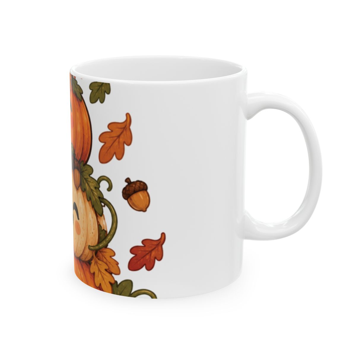 Stacked Smiling Pumpkins mug | Ceramic Mug