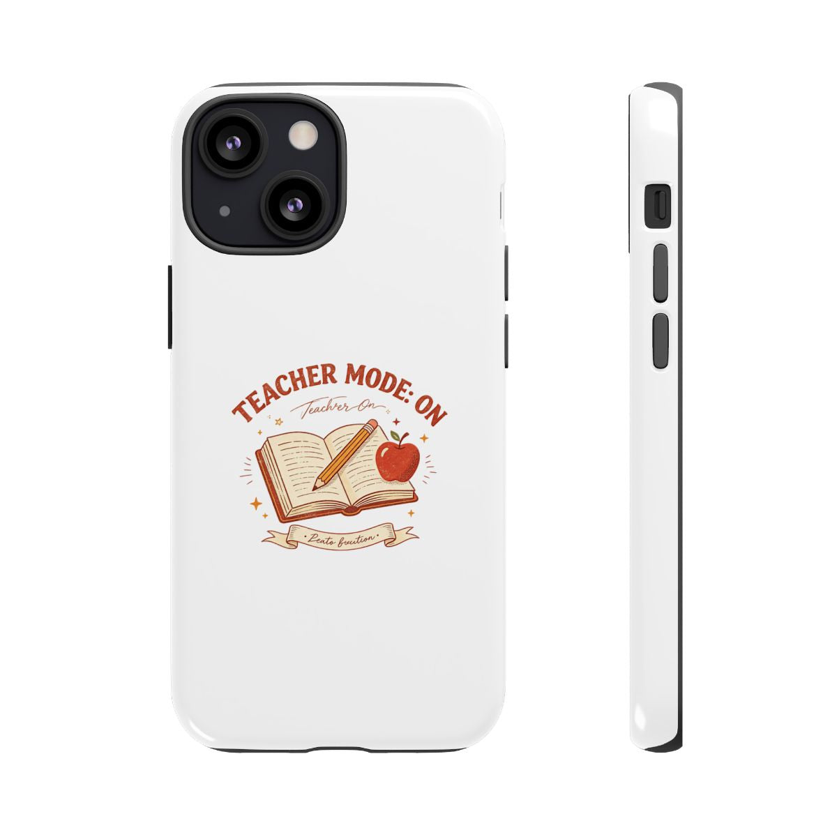 Teacher Mode On Book And Apple Phone Case - iPhone 13 Mini