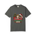Teacher's Christmas Crew T-shirt | Holiday Teacher Tee, Santa Hat & Tree Design