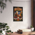 The Holiday Express Poster | Matte Vertical Christmas Train Wall Art