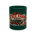 Tree Farm Morning Mug | Christmas Tree Farm Rustic Holiday Coffee Cup