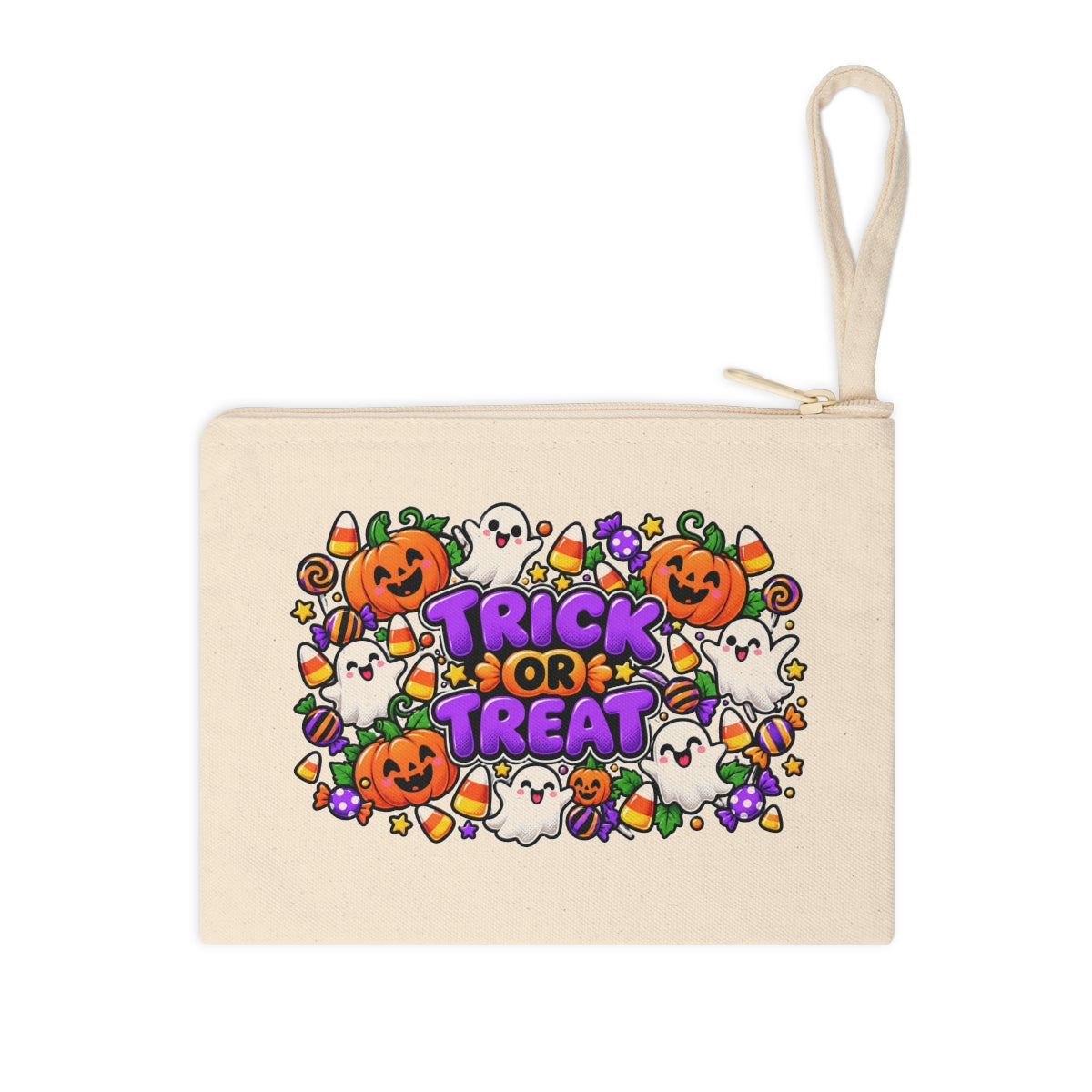 Trick or Treat Halloween pouch | Accessory Zipper Pouch