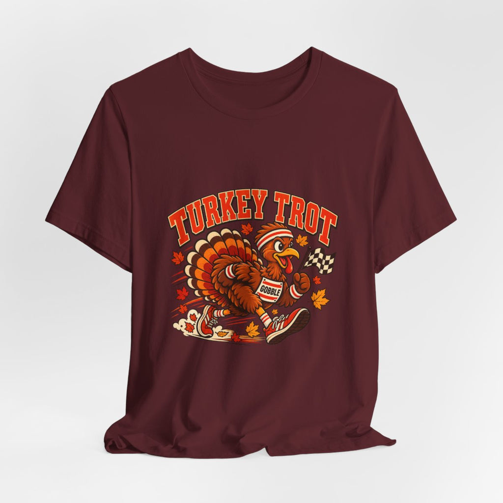Turkey Trot Running Turkey Tee | Thanksgiving Race Shirt
