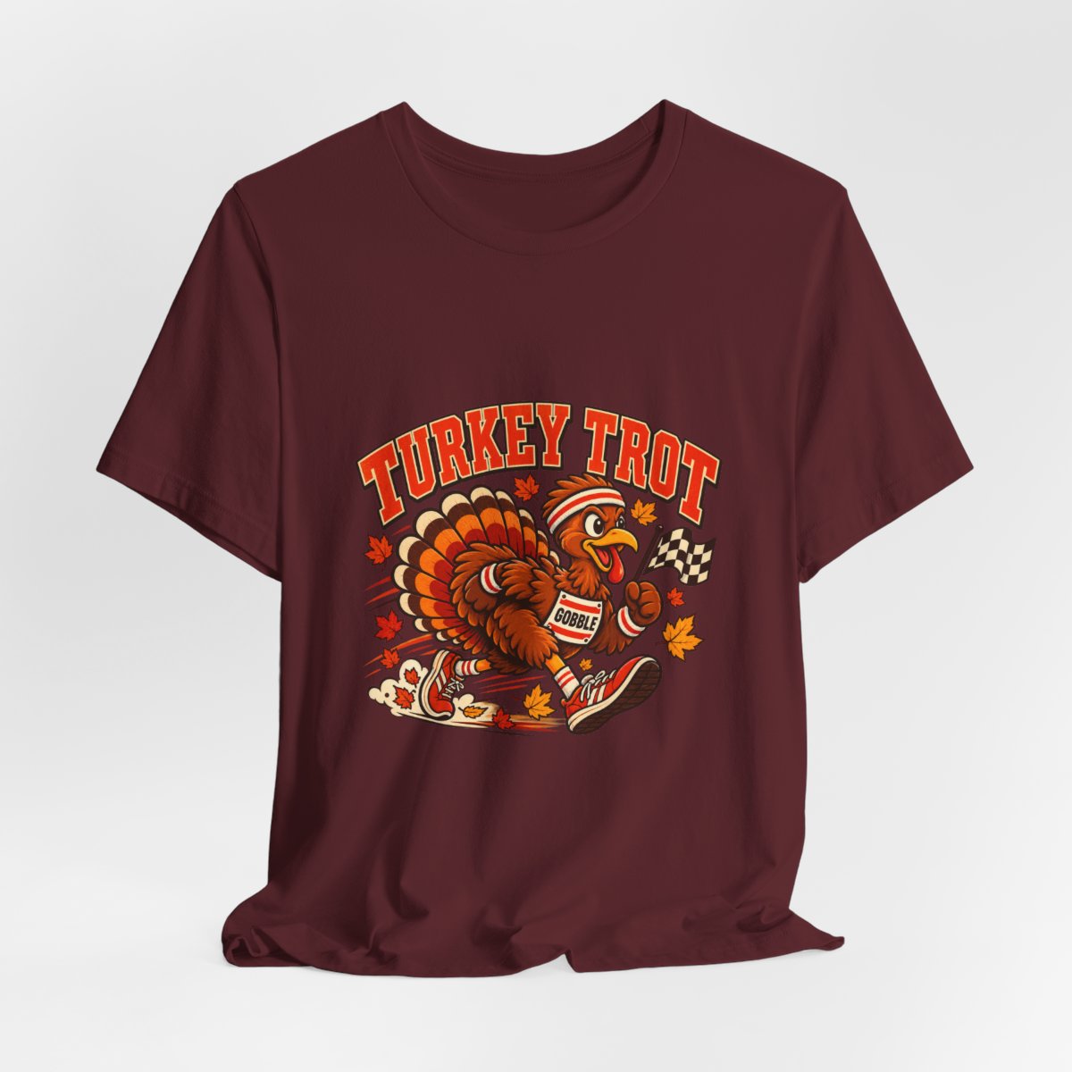 Turkey Trot Running Turkey Tee | Thanksgiving Race Shirt