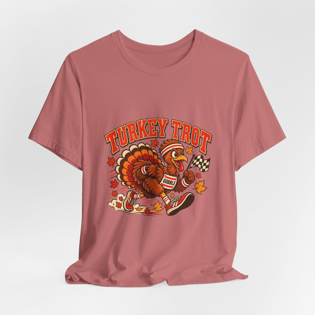 Turkey Trot Running Turkey Tee | Thanksgiving Race Shirt